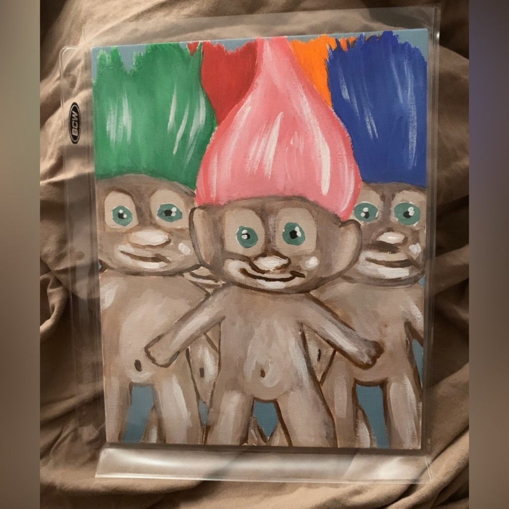 90’s Troll dolls painting !